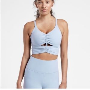 Cinch Longline Bra in Blue Starr